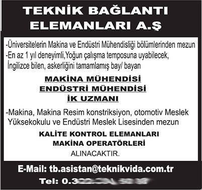 Eleman İlanları